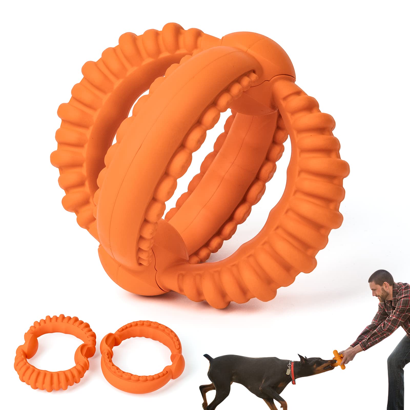 IFurffy Dog Chew Toys (Orange 2)