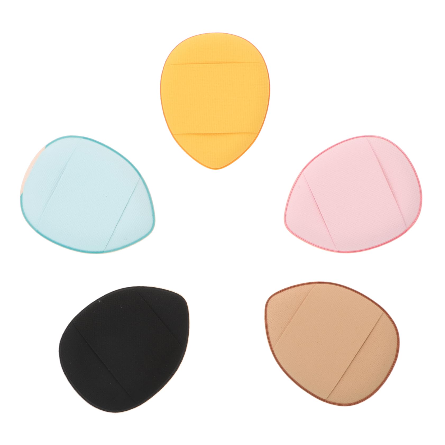 FOYTOKI 1Set Mini Makeup Finger Cosmetic Cushions for Loose Powder Application Hydrophilic Material for Easy Use and Powder Savings for Zone Makeup