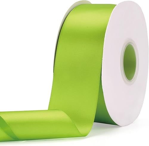 Miniatura 8 de Cinta de satén de doble cara azul marino de color sólido de 1-12 pulgadas x 50 yardas, cintas de tela perfectas para decoración de bodas y fiestas,