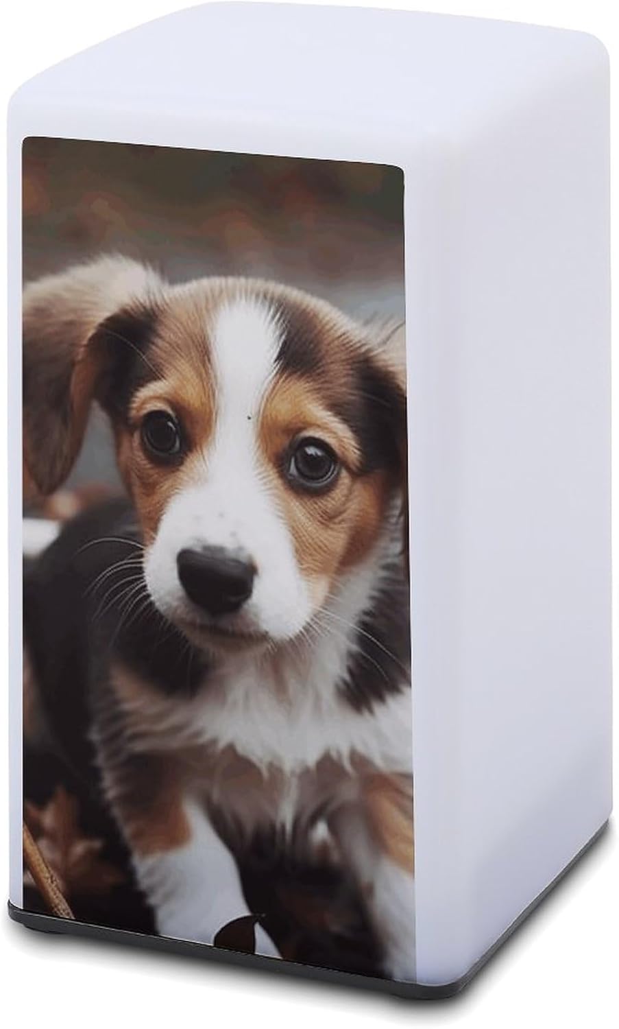 Desk Lamp Table Lamp with 2 Lighting Modes Battery Operated Cute Dog Reading Lamp for Bedroom Nightstand