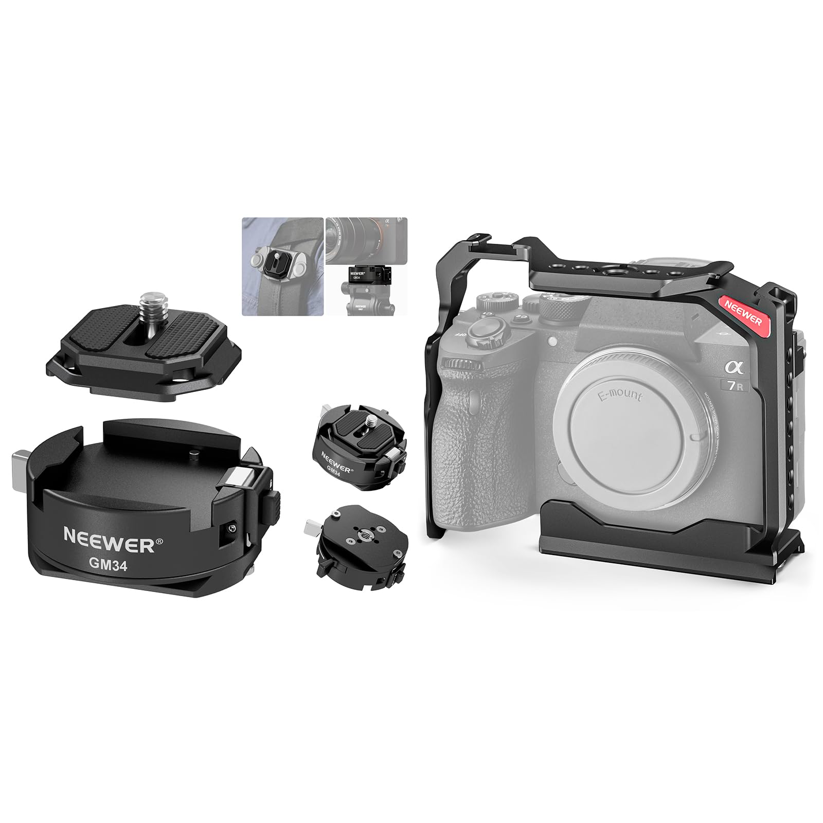 Amazon.com: NEEWER Full Camera Cage Compatible with Sony a7R V/a7R
