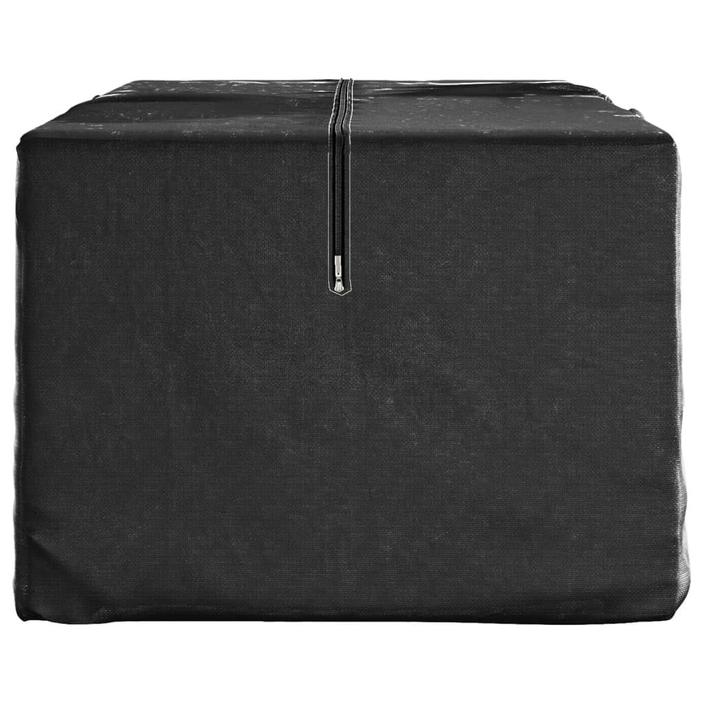 Custodia Protettiva per Cuscino da Giardino (135×40×55 cm(2pcs)) | Resistente All'acqua Resistente con Cerniere per Cuscini per Divani per Mobili da Esterno Grigio