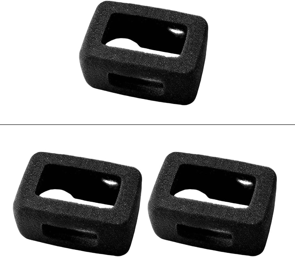 AntiWind Muff Sponges Foam Cover for Action 6 Waterproof Camera for Skiing Surfing and Outdoor Adventure
