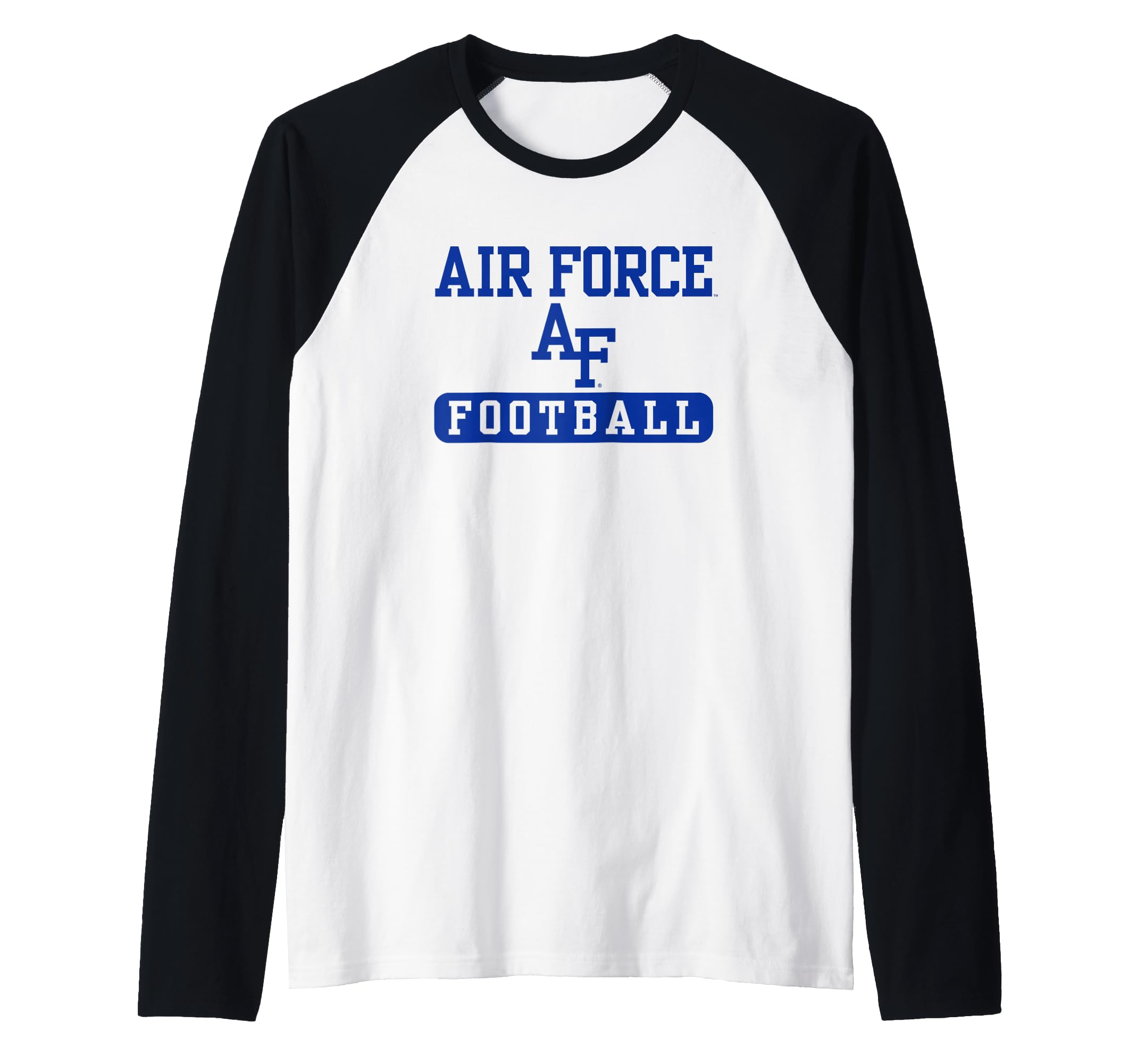 Air Force Falcons Football Officially Licensed Raglan Baseball Tee