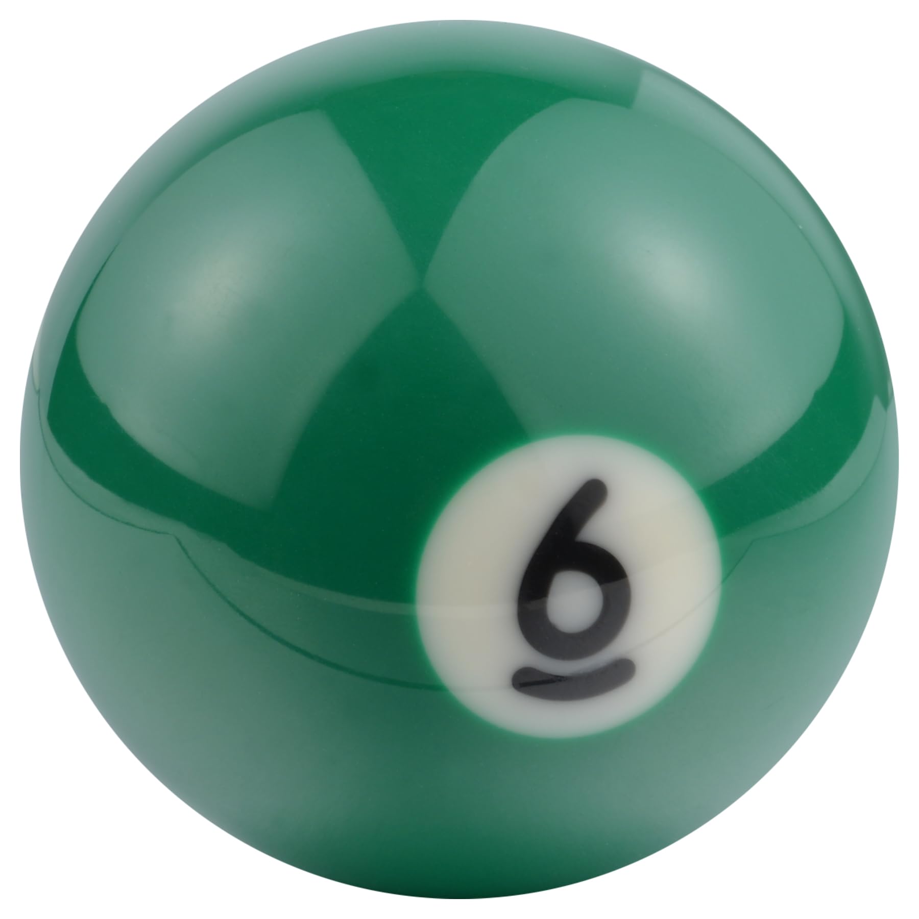 Padaodao Shift Knob Number 6 Billiard Ball Gear Lever Stick Shifter for Most Manual Transmission Vehicles SUV Trucks, Green