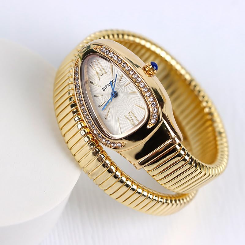 Image of Women's Watch | 18K Gold Plated Stainless Steel | Waterproof Celebrity-Style Luxury Timepiece | Comes in Premium Package