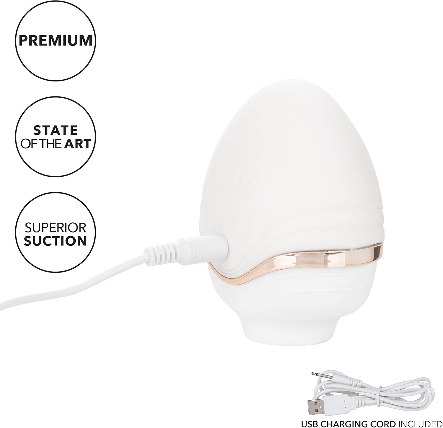 CalExotics California Exotics Novelties Empowered Palm Pleasure Goddess, White,1 Count