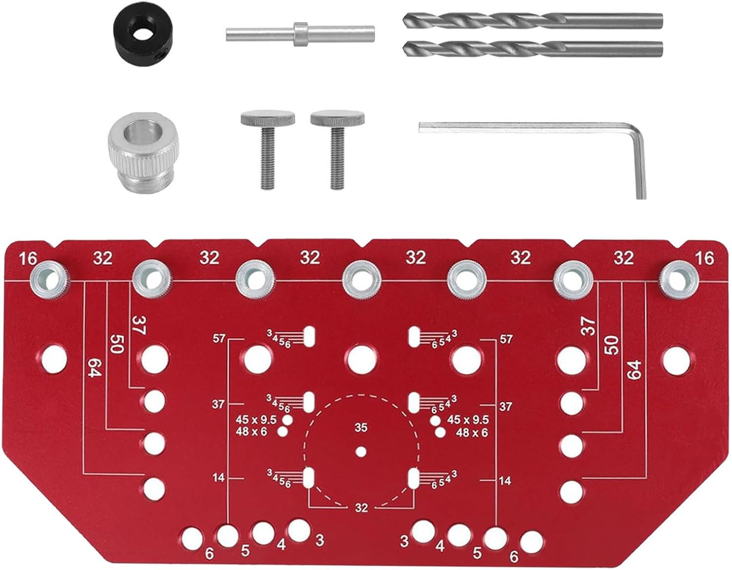 35mm Hinge Jigs Drilling Hole Puncher Hinge Boring Dowel Jigs Woodworking Dowel Cabinet Jigs Drill Guide Locator