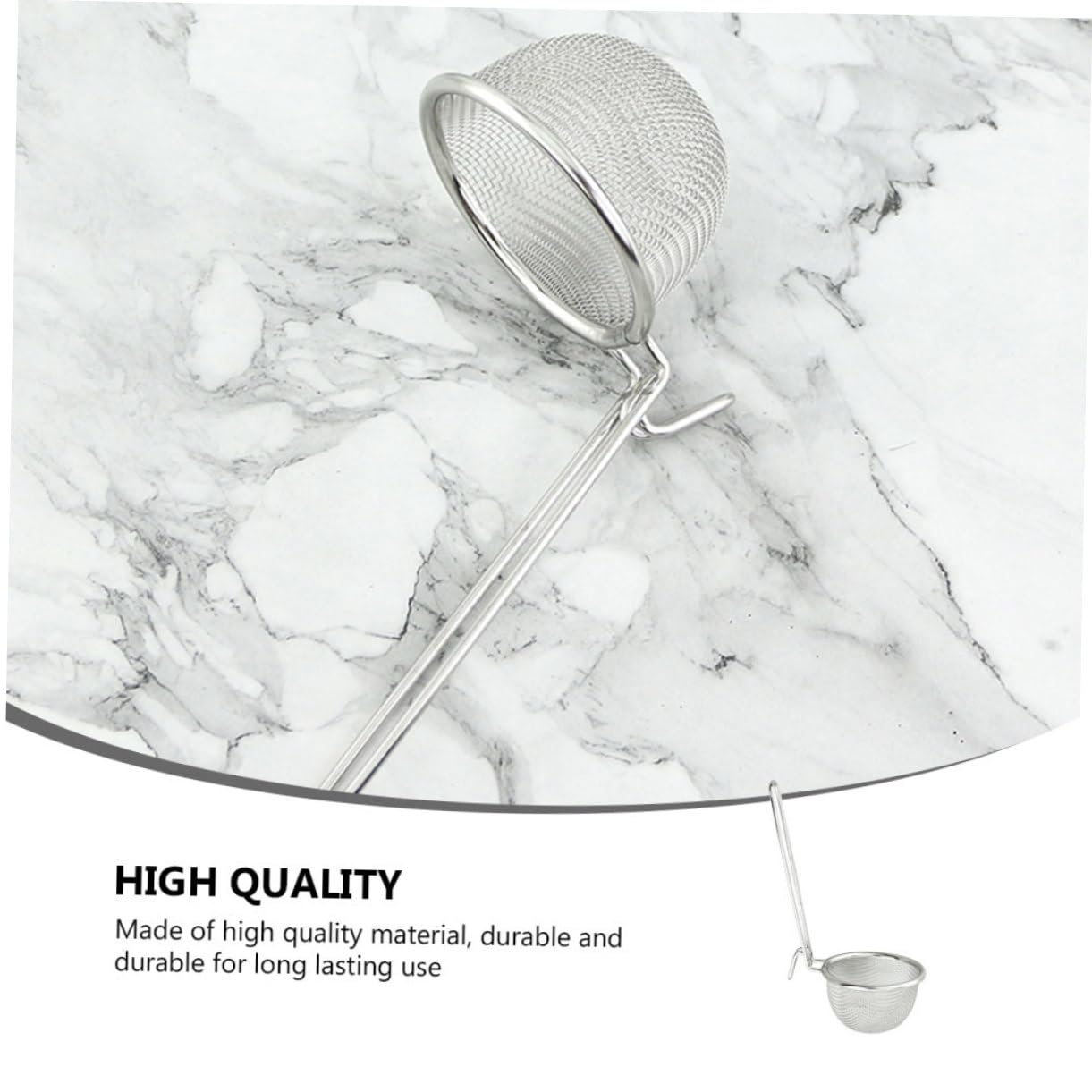 MAGICLULU Passoire Acier Inoxydable Avec Pince Multifonction Filtre Pour Aliments Frits Outil Cuisine Filtre Vidange Ustensiles Cuisine