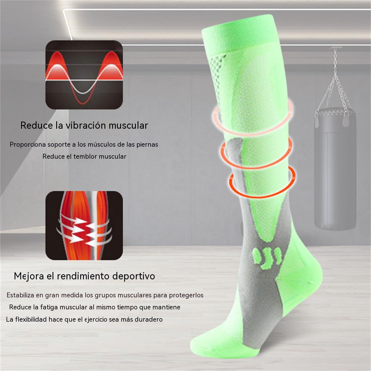 Basoas Calcetines de Compresión 20-30 mmHg Unisex – Medias Graduadas Antifatiga