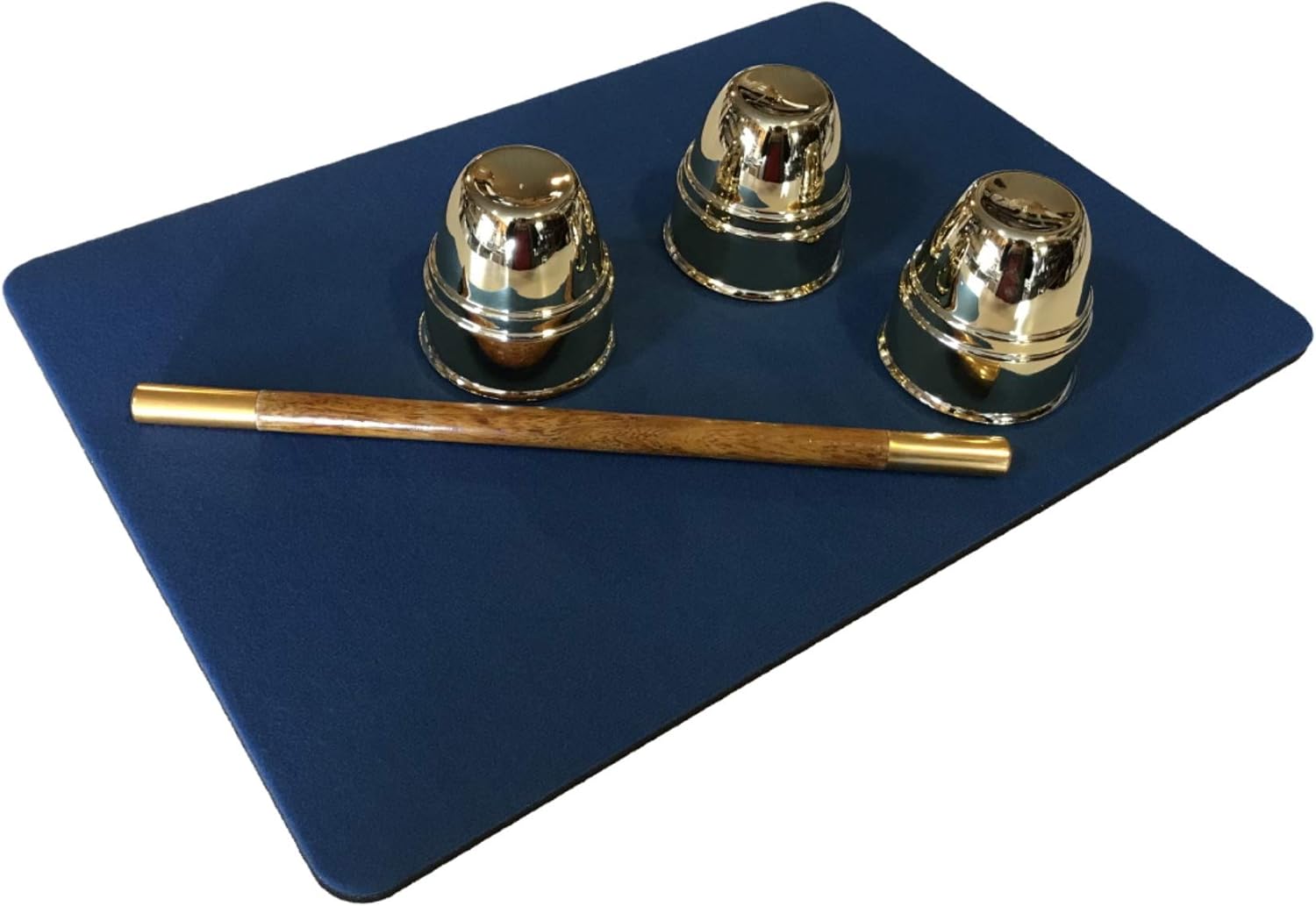 Premier Blue Close-up Magic Pad, Non-Slip Grip Table Mat for Card Tricks and Coin Illusions - 11 by 16 Inches