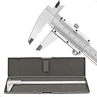 Paquímetro Analógico 150mm Profissional Aço Inox Com Estojo Alta Precisão Premium Mundo Compras