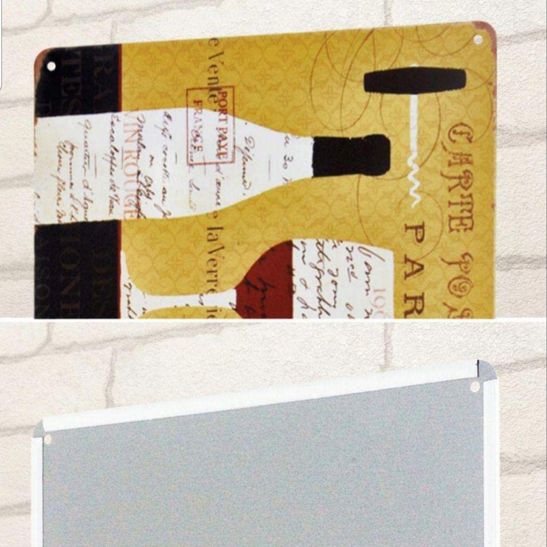 Amazon.co.jp: デザイン看板赤ワインhgポスターbarバーお酒