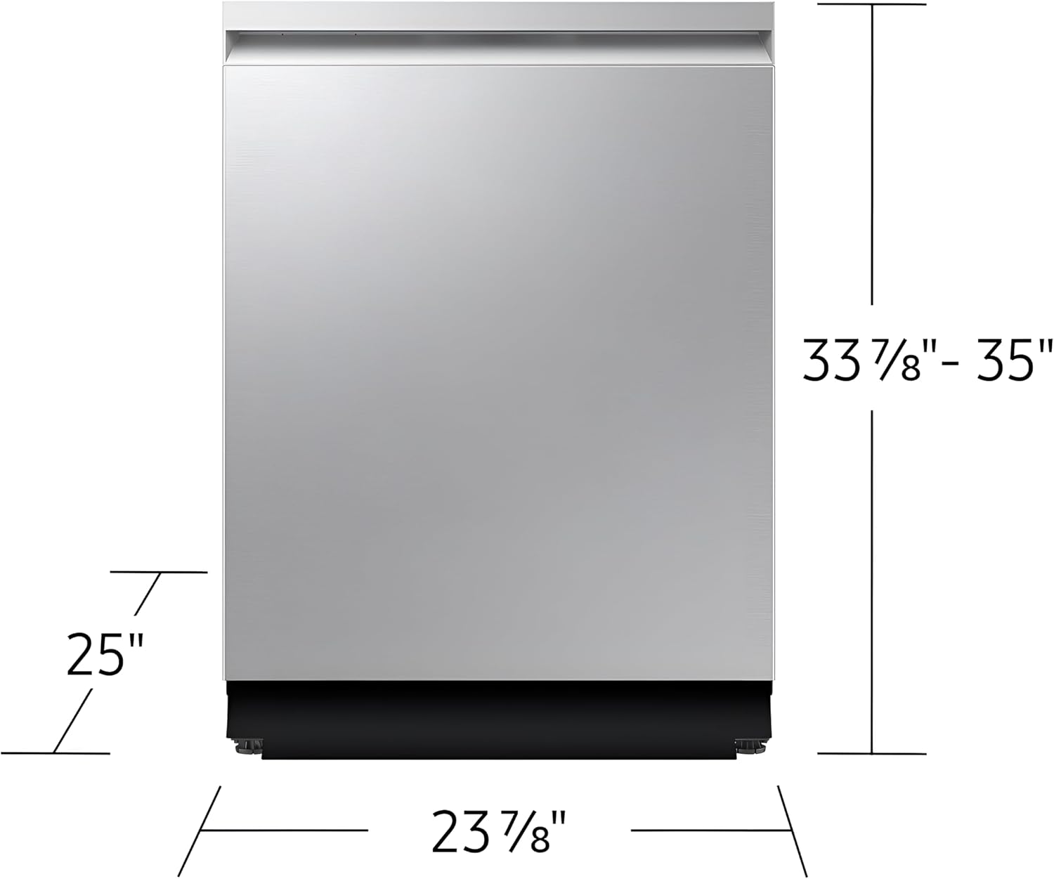 Samsung DW90F89T0USR 24″ Smart Built-In Dishwasher – Stainless Steel, 16-Place Settings, 3rd Rack, Quiet Operation, Multiple Wash Cycles