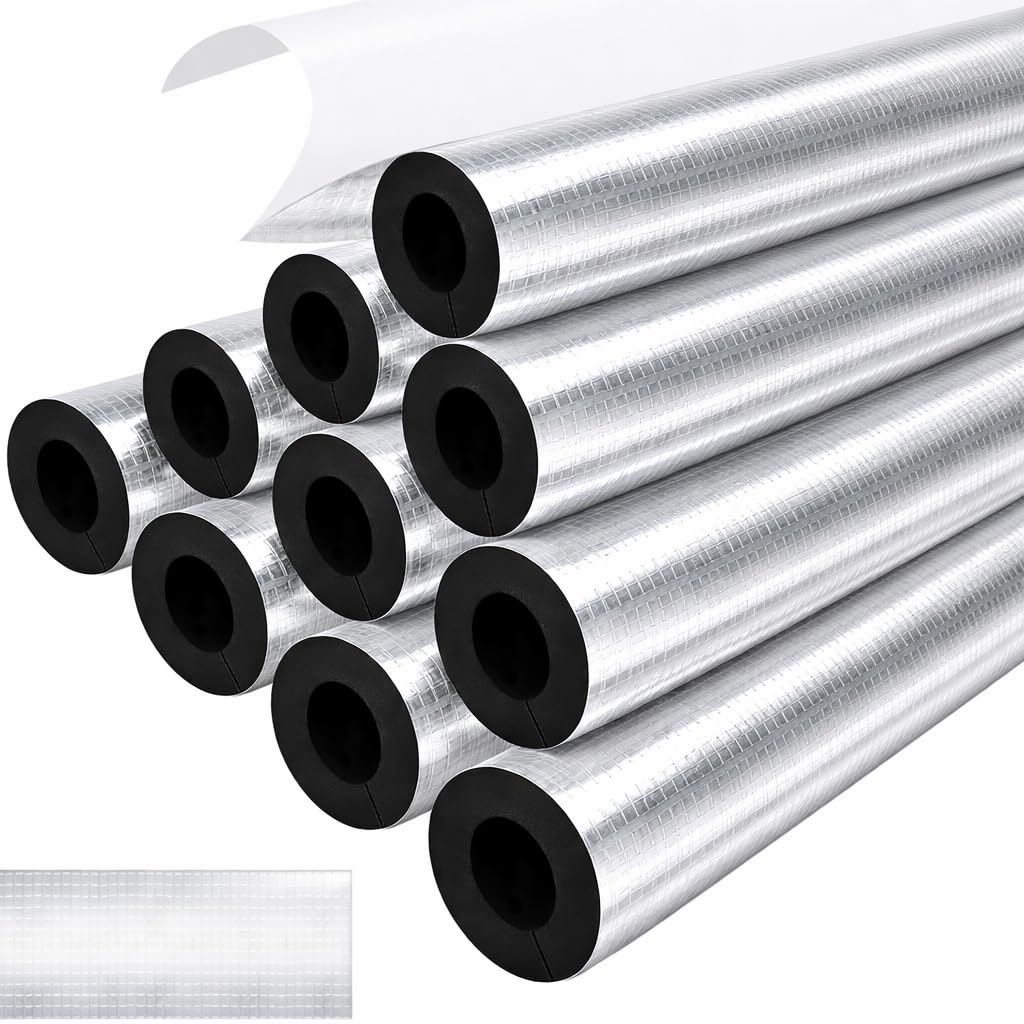 YIBOBO 10 Pack Self-Adhesive Pipe Insulation Sleeve