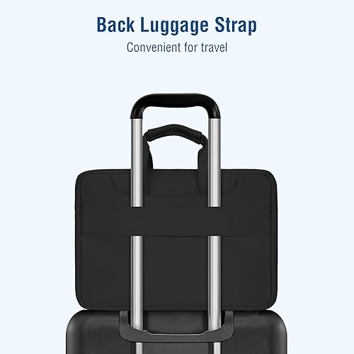 Miniatura 5 de MOSISO - Bolsa de hombro con protección de 360 para MacBook AirPro, laptop de 13-13.3 pulgadas, MacBook Pro 14 2023-2021 A2779 M2 A2442 M1, funda de