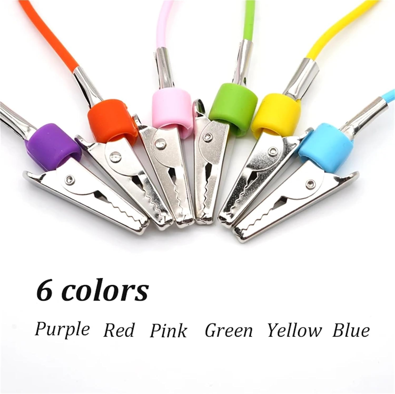 Dental Bib Clips 6Pcs Dental Material Silicone Scarf Clip 1pc Napkin Holders/Spring Rope Chain Oral Dentistry Supplies Tools