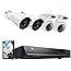 REOLINK 4MP 8CH PoE Security Camera System for Home and Business, 4pcs Wired Indoor Outdoor 1440P PoE IP Cameras, 8MP 8CH NVR