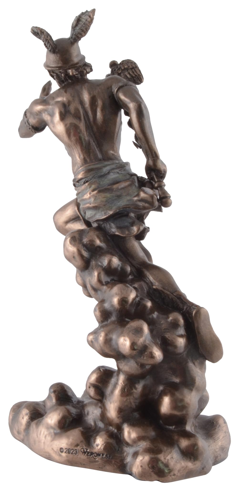 VOGLER Joh. Vogler GmbH Hermes, Greek Messenger of the Gods, God of Merchants, Bronzed, 11x6x17 cm - Image 4