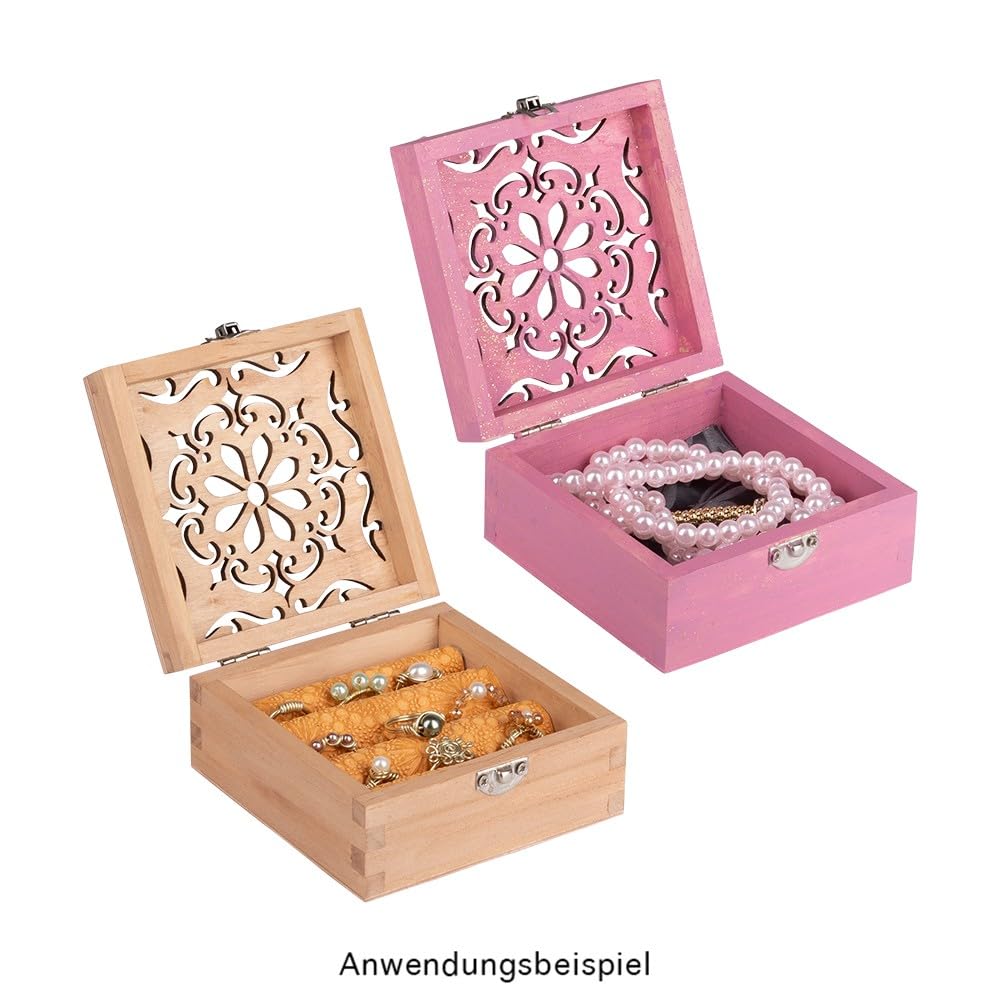 Ideen mit Herz houten dozen met deksel | set van 3 | klein | opbergen | herinneringsbox | met metalen sluiting | 3 verschillende maten | om te knutselen & te beschilderen | DIY Ideen mit Herz houten dozen met deksel | set van 3 | klein | opbergen | herinneringsbox | met metalen sluiting | 3 verschillende maten | om te knutselen & te beschilderen | DIY