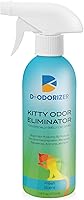 D-Odorizer Kitty Odor Eliminator Spray: Permanently Neutralizes Cat Urine, Feces, Litter Box & Territorial Spray Smells - 16oz Ready-to-Use