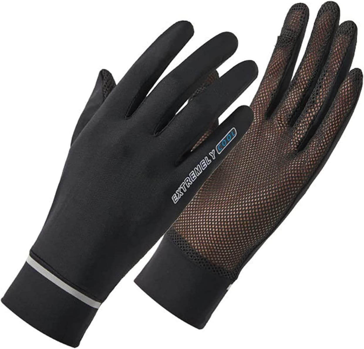 Creatbuty Women Summer UV Protection Gloves Touchscreen Driving Gloves Non-Slip Sun Protective Gloves