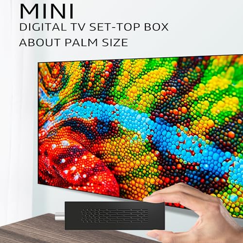 Romicta Decodificador TDT HD,Sintonizador TDT HD,Decodificador Digital para TV 2025,Receptor DVB-T2,HD 1080P H265 HEVC Principal 10 bit,Soporta/USB WiFi//PVR/LCN/Youtube/Tiktok - imagen 3