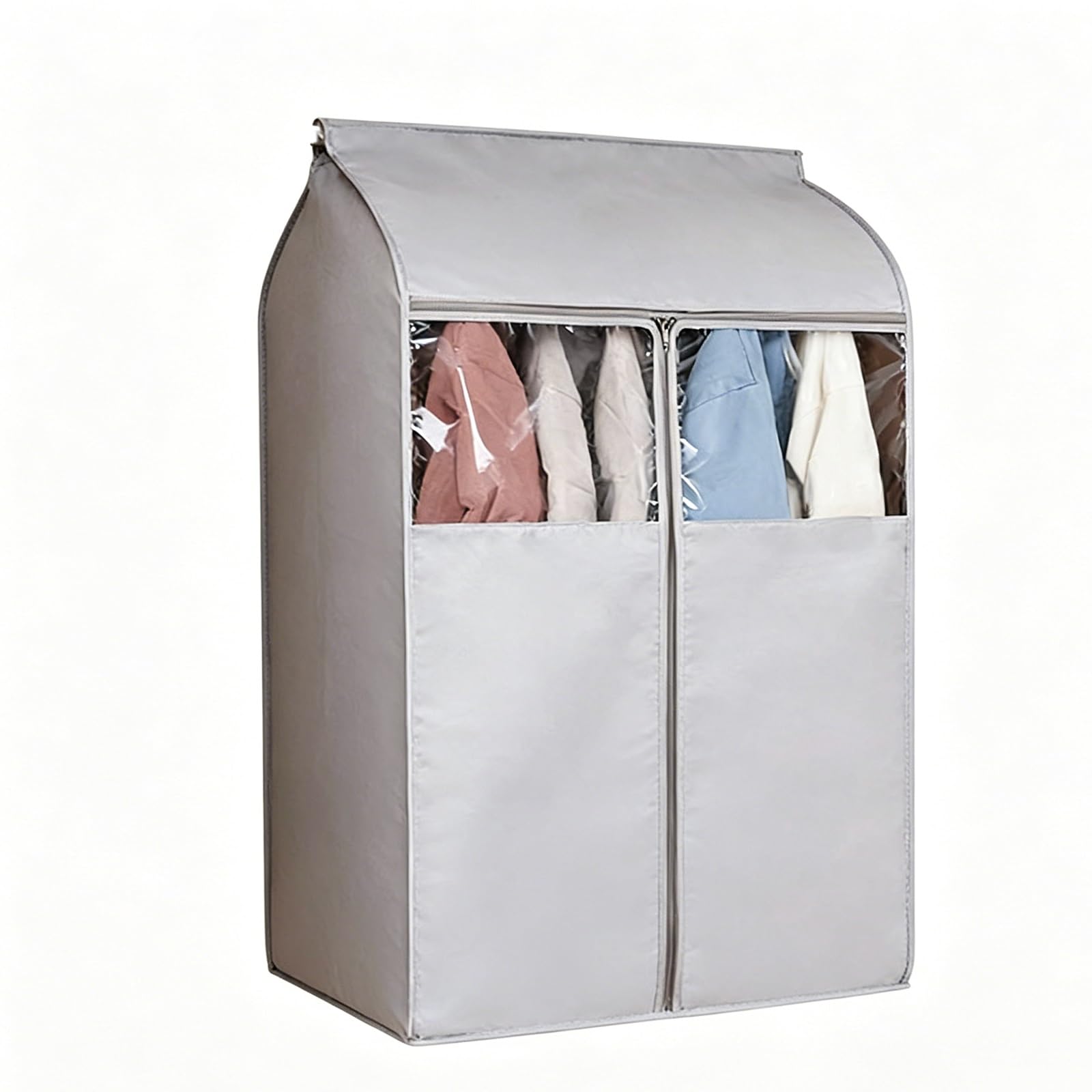Clothes Protectors for Hanging Clothes, Closet Cover for Satin Garments, for Wardrobes, Coat Racks and Suit Storage(80 * 52 * 85cm/31 * 20 * 33in)