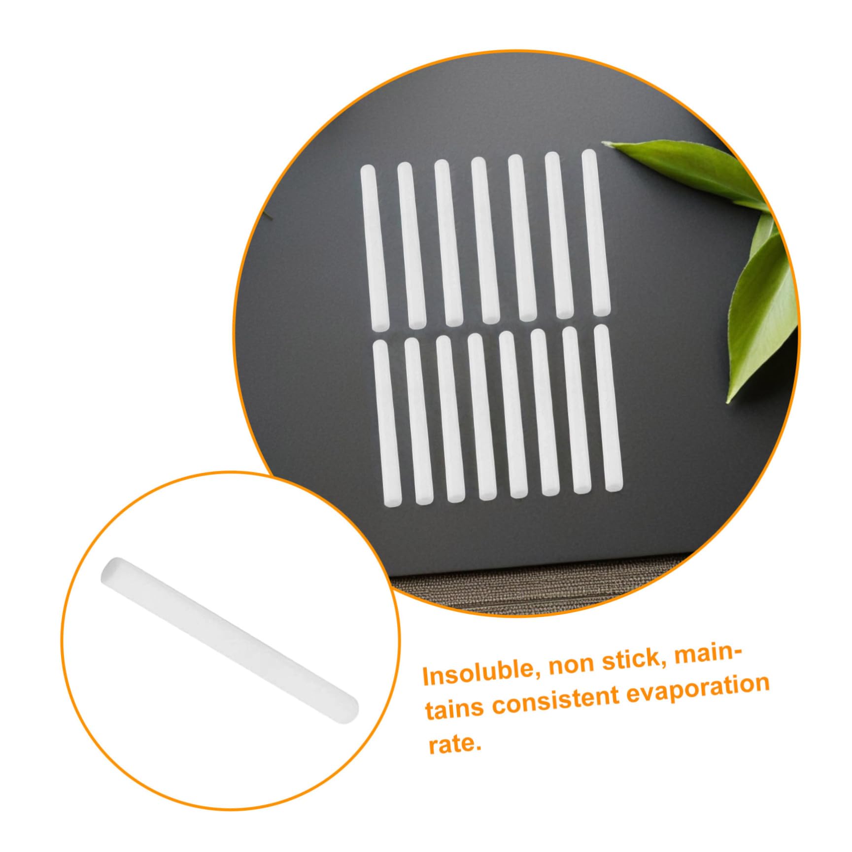 15 Bastoncillos de Algodón Rápida Absorción y Distribución de Olor Color Blanco para Difusor de Aroma Ideales para Cocina y Oficina