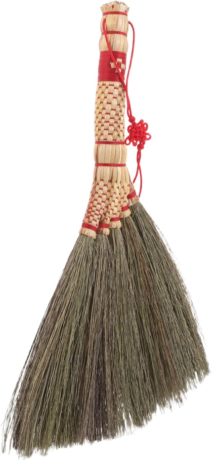 Cabilock Small Handheld Broom Brush Hand Broom Soft Bristle Dusting Brush Mini Desk