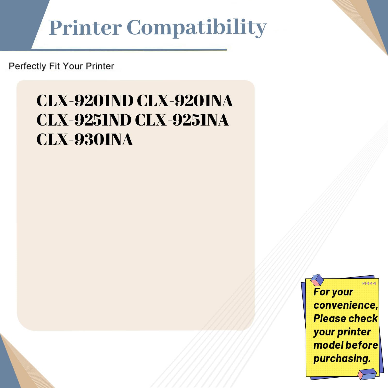 CLT-R809 SS689A - Unità tamburo compatibile per stampante Samsung CLX-9201ND CLX-9201NA CLX-9251ND CLX-9251NA CLX-9301NA, 80.000 pagine, 1 pezzo, colore: Nero