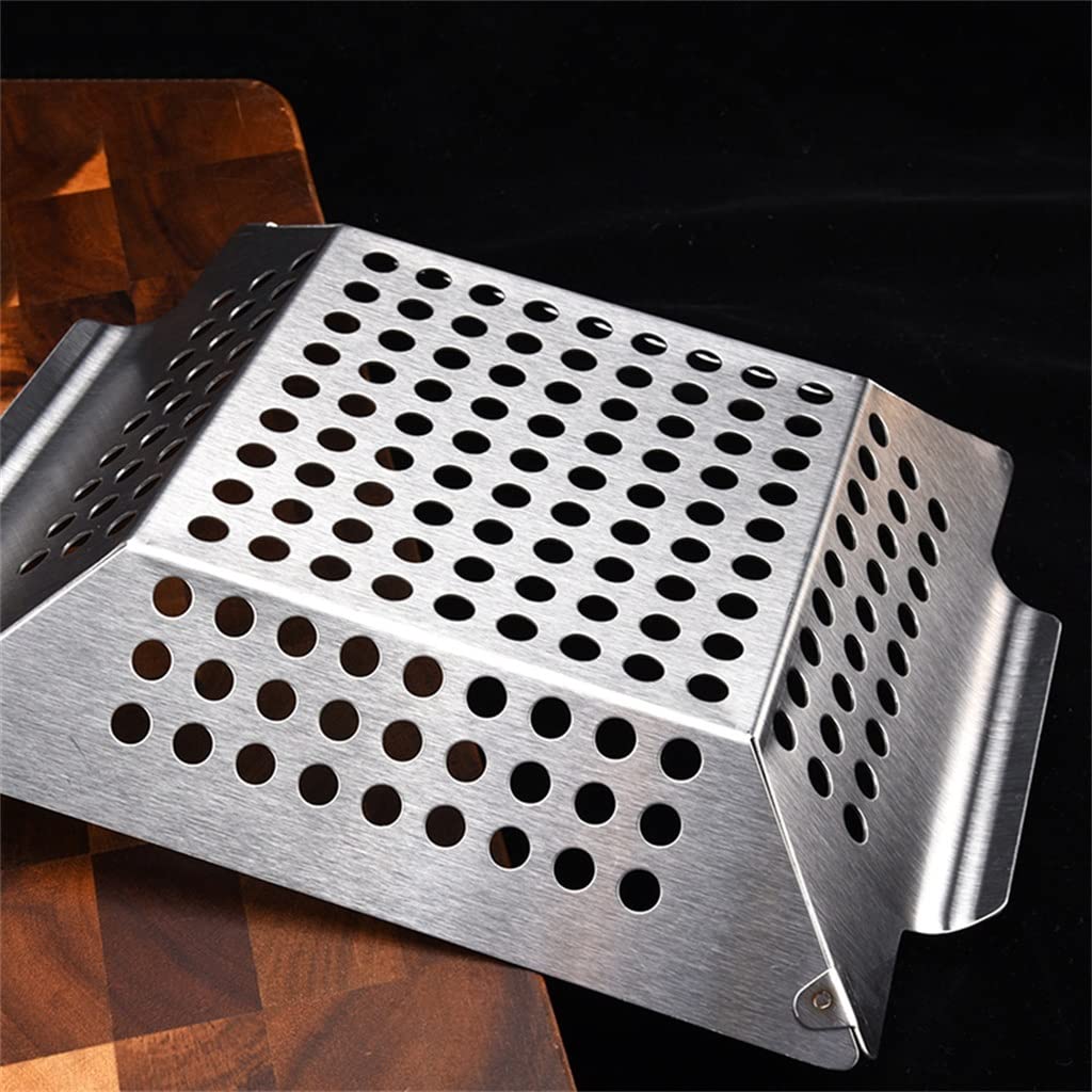 KANBUN duży kosz do grillowania na więcej warzyw mięso kosz na grilla ze stali nierdzewnej akcesoria do grilla taca Bbq Double the comfort