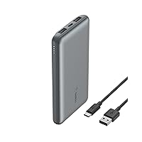 Belkin Batteria esterna portatile da 10000mAh, caricabatteria USB