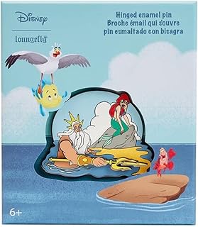 Loungefly Disney Littler Mermaid Tritons Gift 3 Inch Collector Box Pin