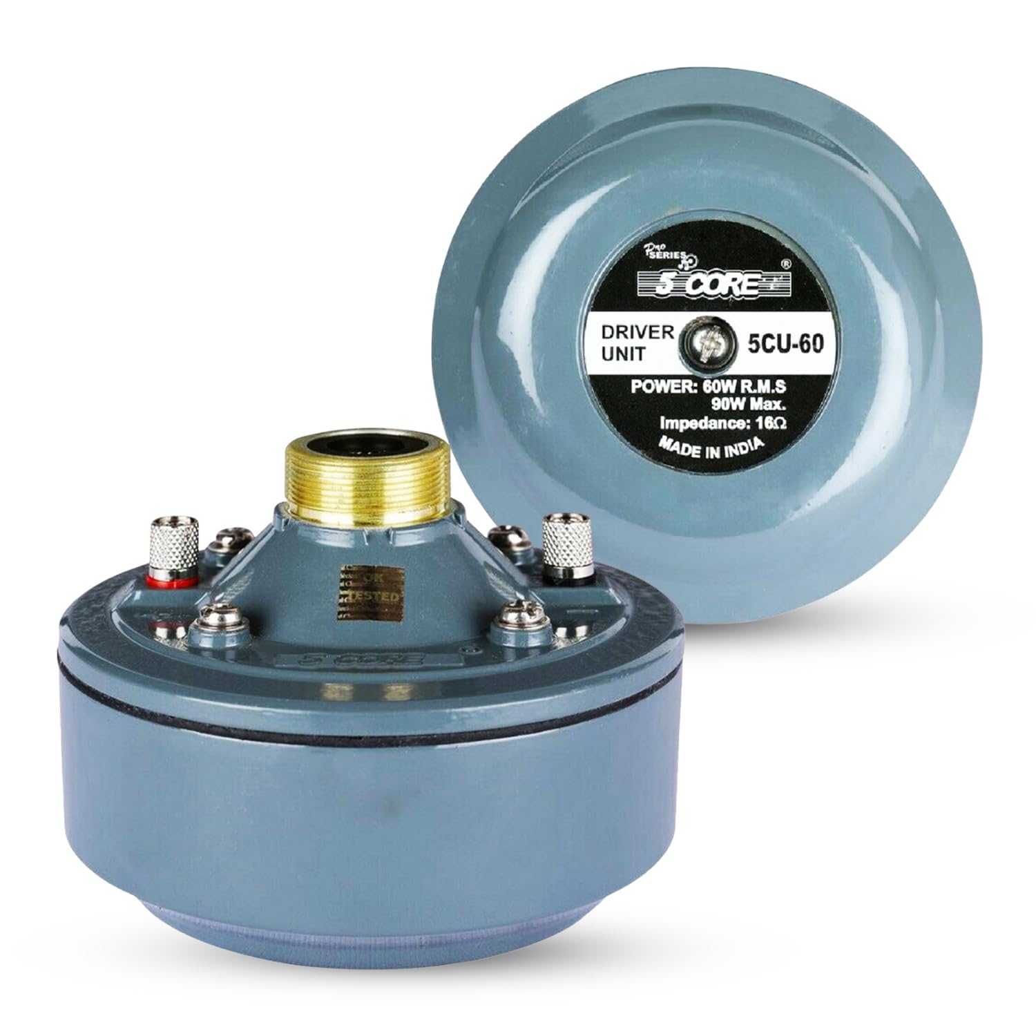 5 CORE Compression Driver 600W PMPO 16 Ohm Screw on Type Mid Range