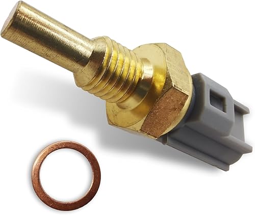 Miniatura 1 de Flygun 1 sensor de temperatura del agua del automóvil, accesorios de enchufe del sensor de temperatura ECT de refrigeración del motor, pieza de