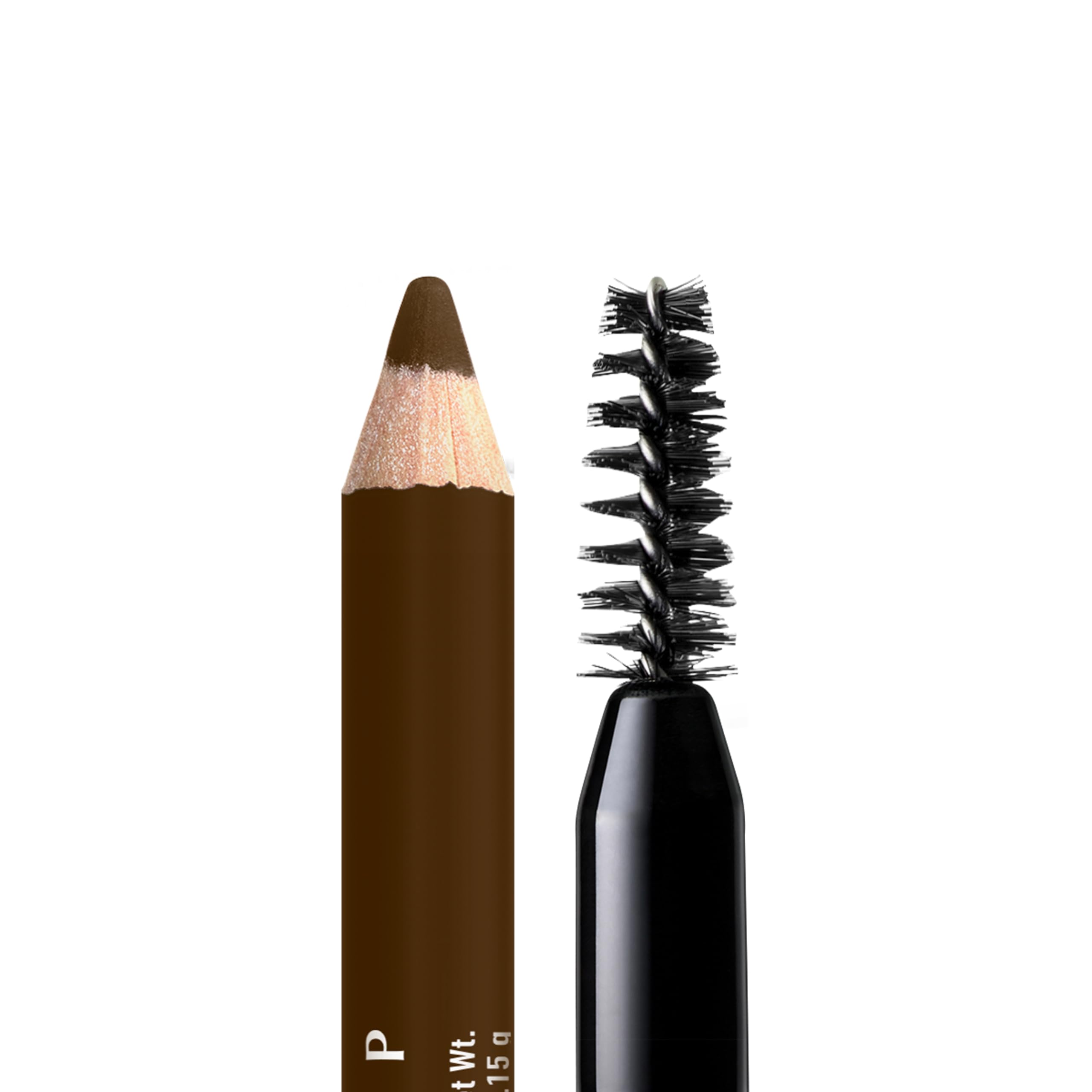 NYX Professional Makeup, Ołówek do brwi, z bambusową mikrofibrą, dla naturalnego efektu, trwały do 12 godzin, wegańska formuła, Powder Louder, odcień: Espresso