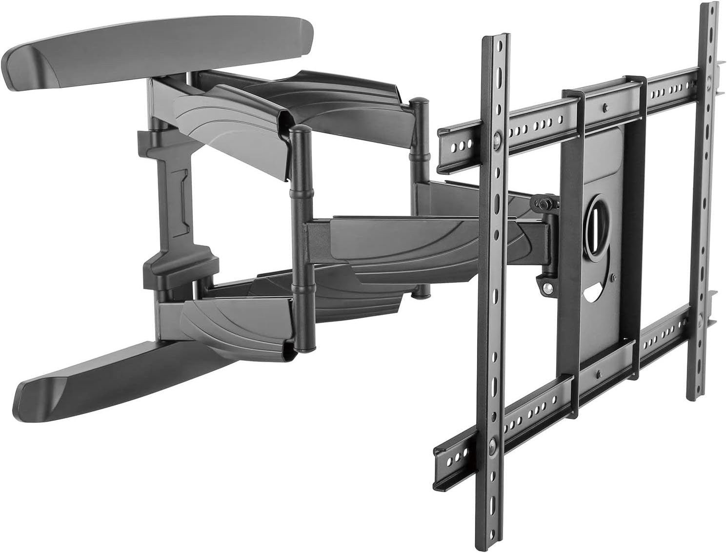 Professional Double Arm Extra Strong Slim Fitting (50mm Gap) Swivel and Tilt TV Wall Bracket Fits 40-70" TVs with Long Reaching 520mm Extendable Mount