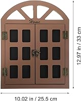 Vista 5 de VOSAREA Colgante de pizarra de madera para ventana, multifuncional, letrero de pizarra reutilizable