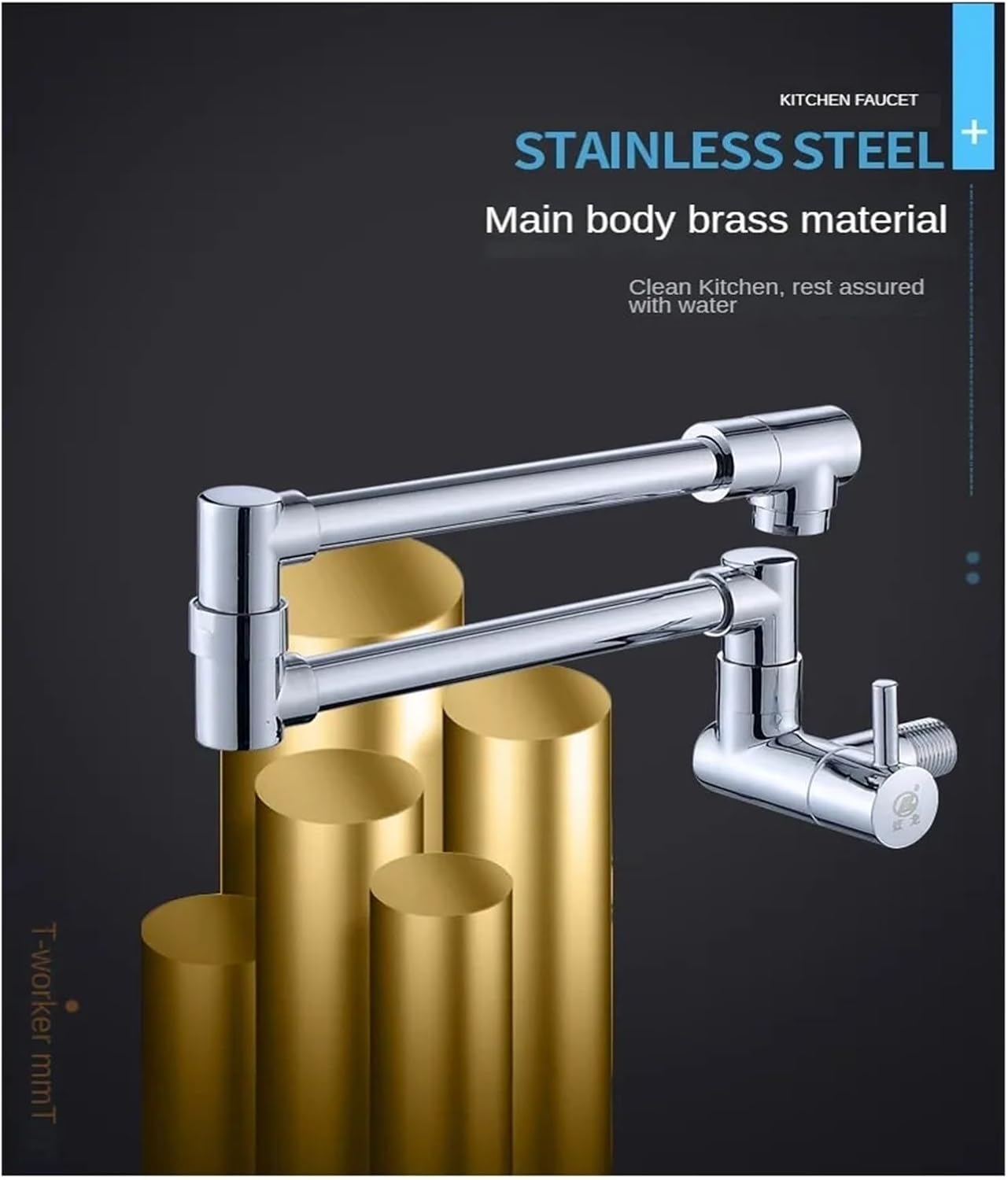 Kitchen Folding Extended Hot And Cold Laundry Pool Long Swivel Single Cold Water Kitchen Accessories