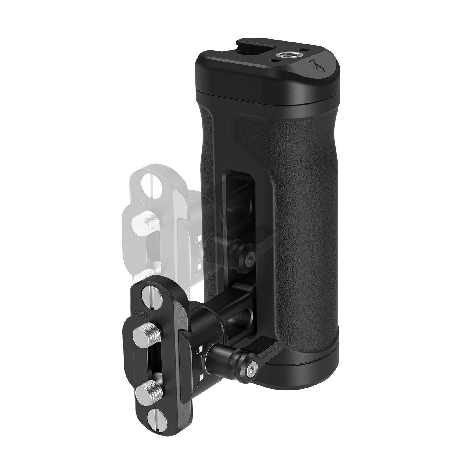 SmallRig Mini Maniglia Laterale con Morsetto NATO e Guida NATO, Regolabile in Altezza e in Profondità, con Slitta Integrata e Foro Filettato, Carico Massimo 10 kg / 22 libbre - 5947