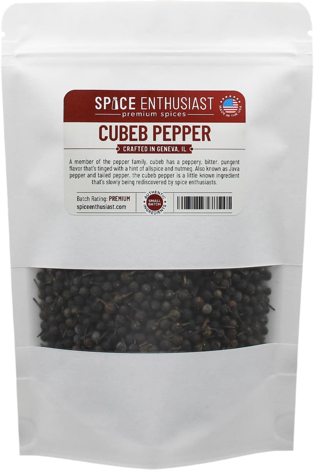 Spice Enthusiast Cubeb Pepper Berries - 4 oz