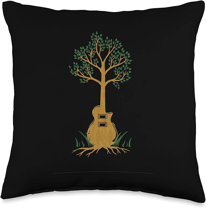 guitar throw pillows