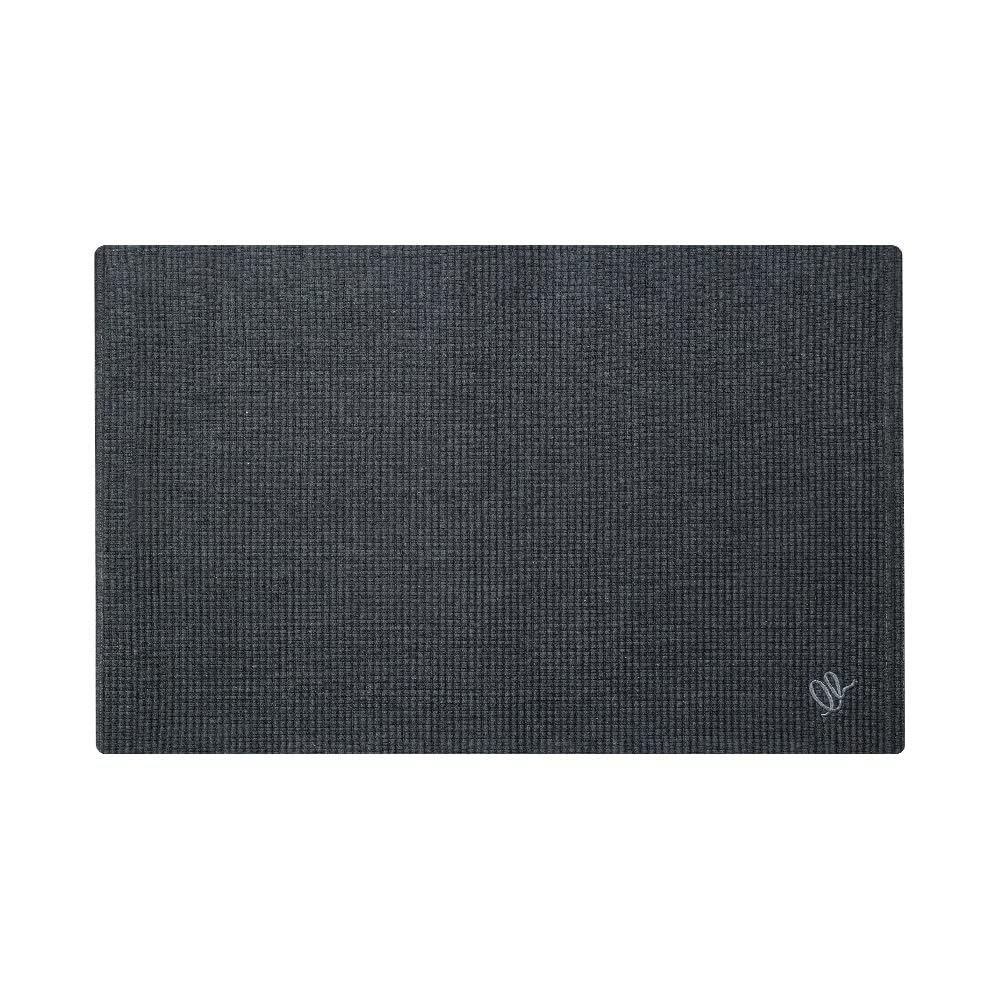 OLIVO.shop | FORMULA - Tappeto cotone cucina, Tappeto passatoia cucina cotone lavabile, Tappeto cucina lavabile, vari colori e misure (GRIGIO SCURO, 55x190 cm)
