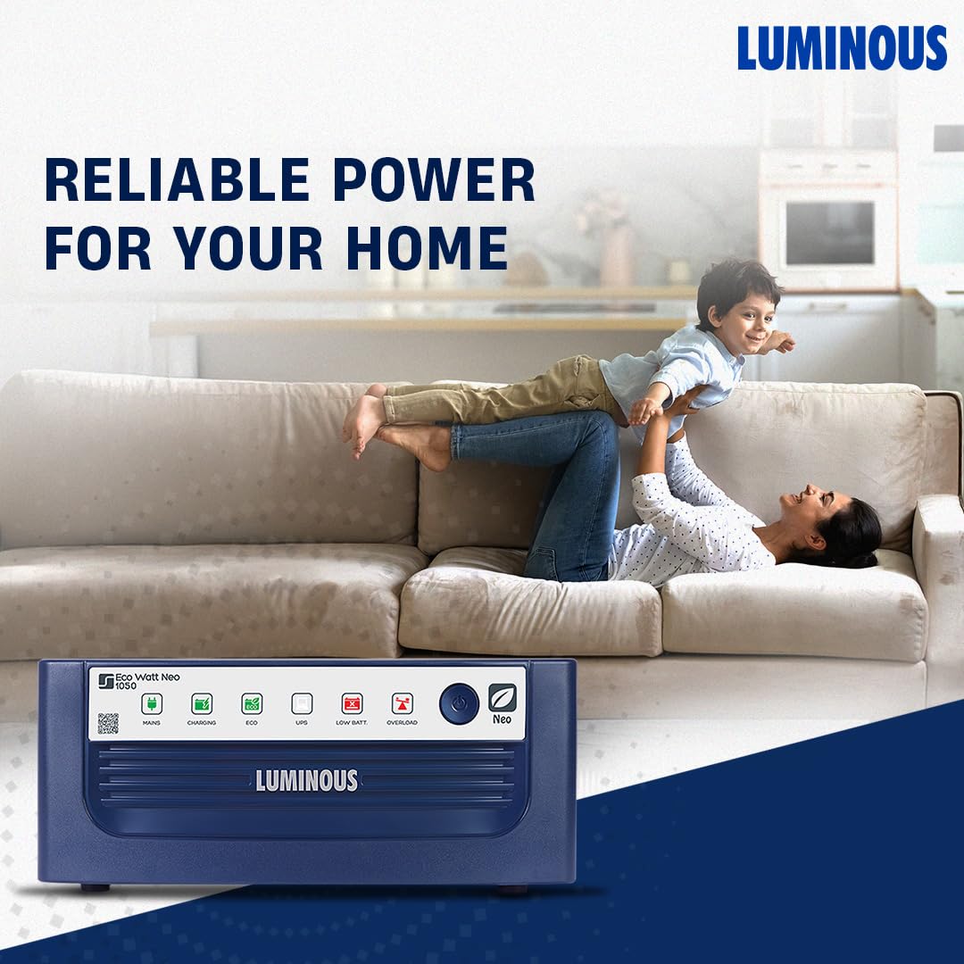 Luminous Eco Watt Neo Inverter - 900VA Backup Power -4