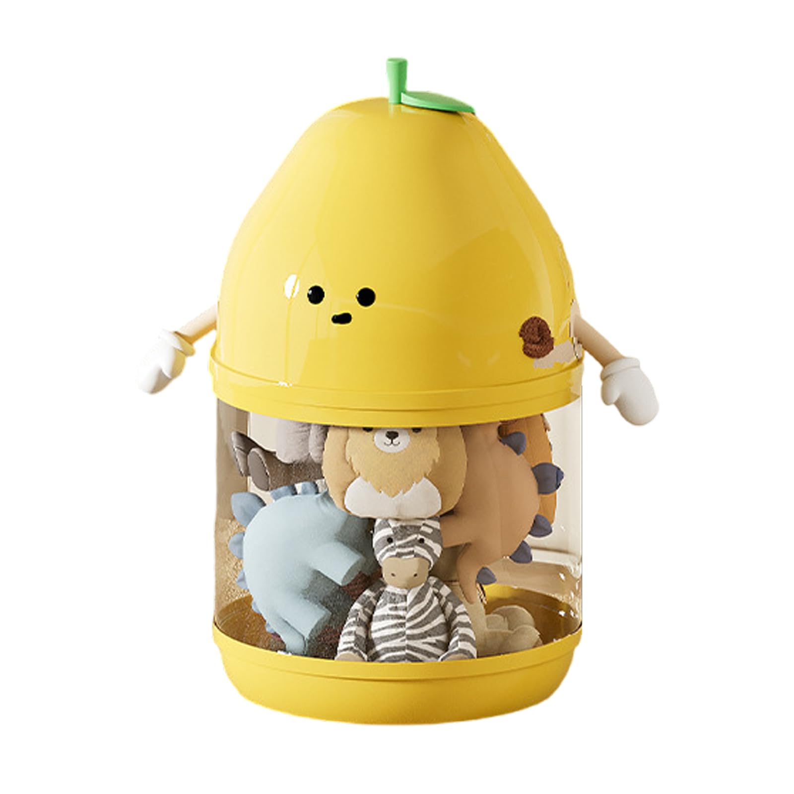 BCJMKDX Toy storage, Stuffed Animal Organizer Tube,Transparent Doll Storage,Plush Display Bucket(58 * 27cm)