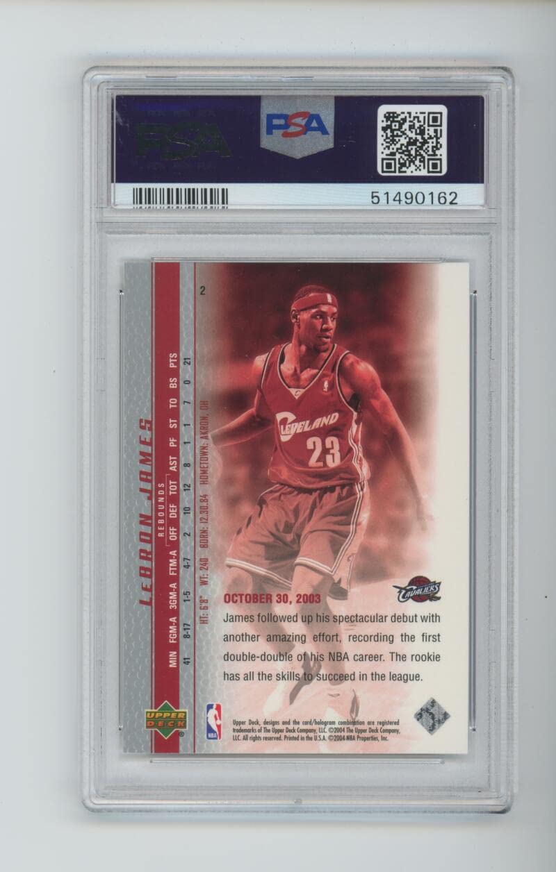 Amazon.com: 2003-04 Upper Deck Phenomenal Beginning #2 Lebron