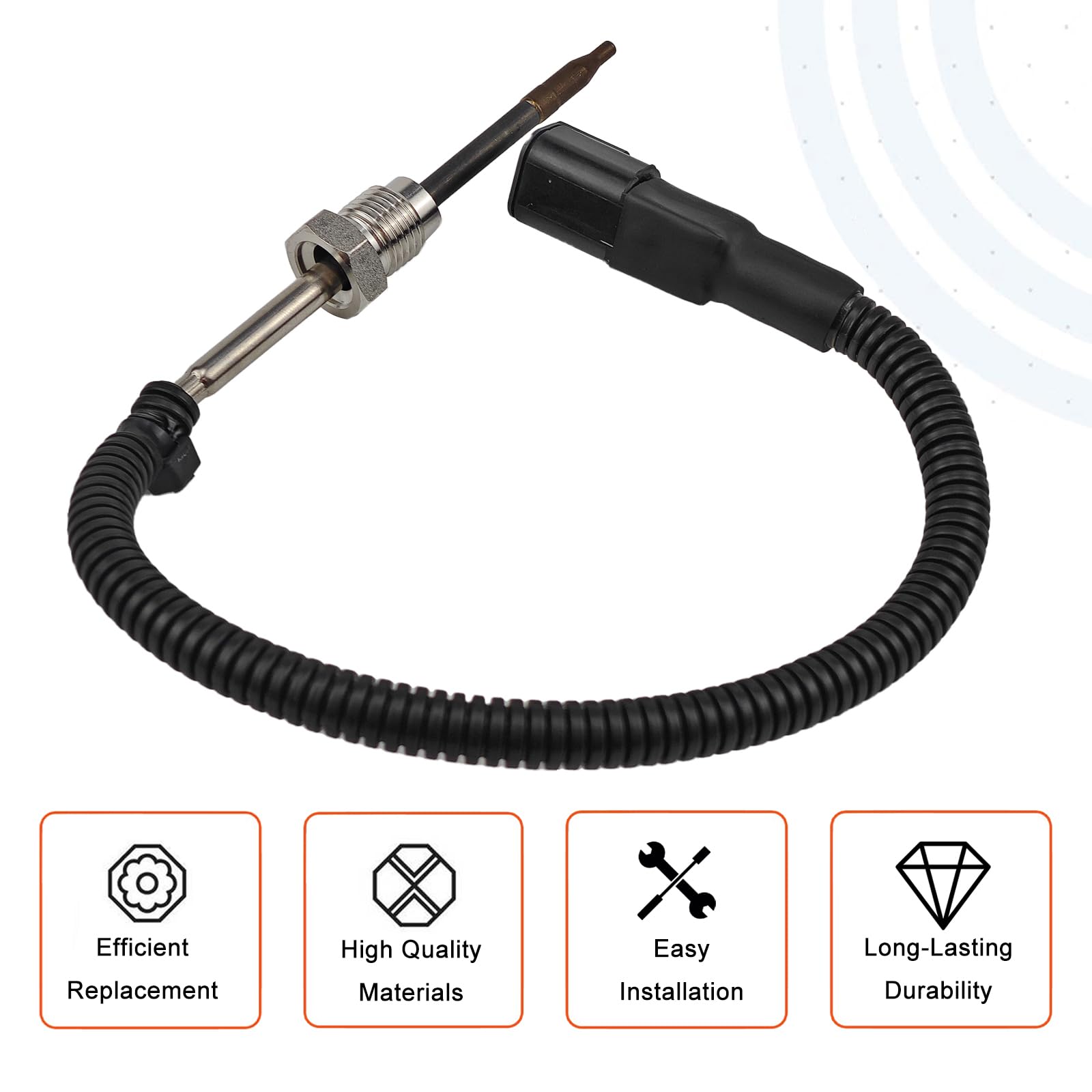 Sensor de Temperatura de Gases de Escape (EGT) 21164790, 7421164790, para Motores Mack MP8 MP7 y Volvo D11 D13 (2010-2019).