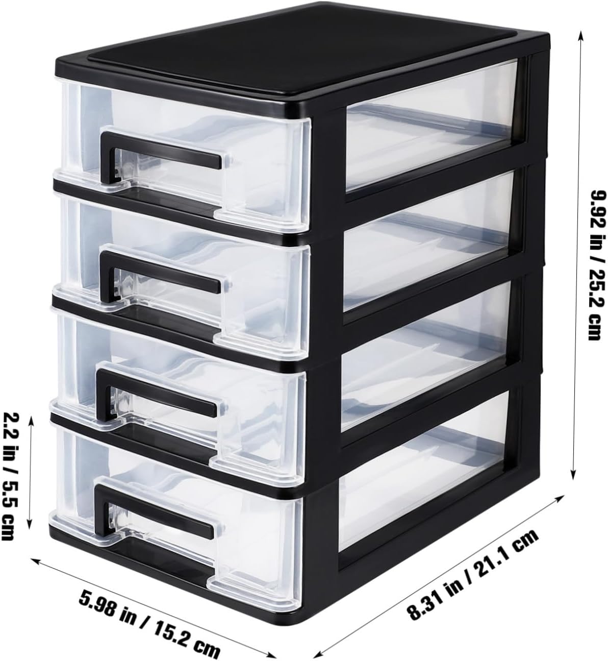 Desktop Drawer Organizer Cosmetic and Stationery Storage Box for Home Office School and Dorm Use