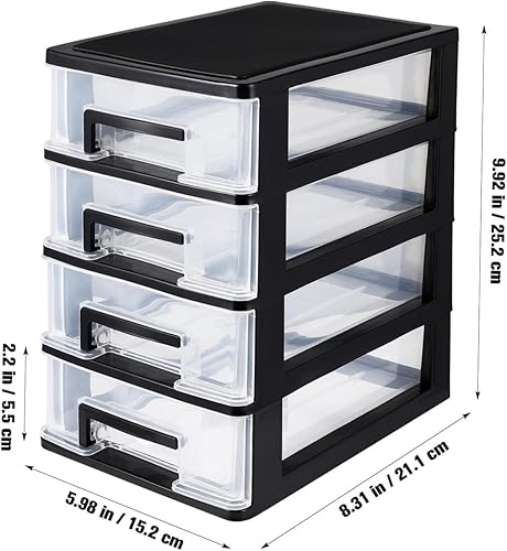 Miniatura 3 de Cabilock Organizador de cajones de escritorio de plástico Cajones de almacenamiento para organizar el organizador de escritorio de escritorio